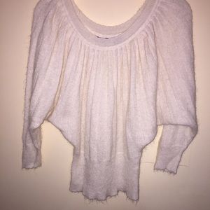 Ivory Scoop Neck Sweater